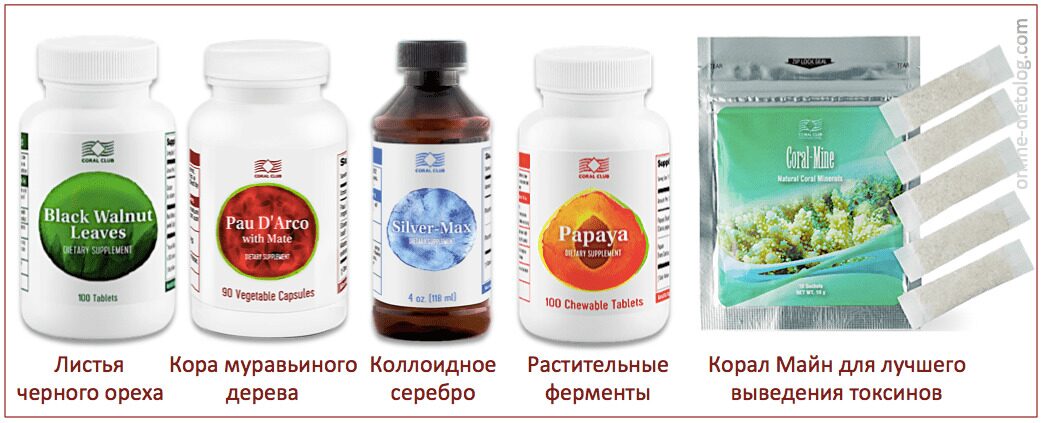 антипаразитарная программа кораллового клуба для детей
